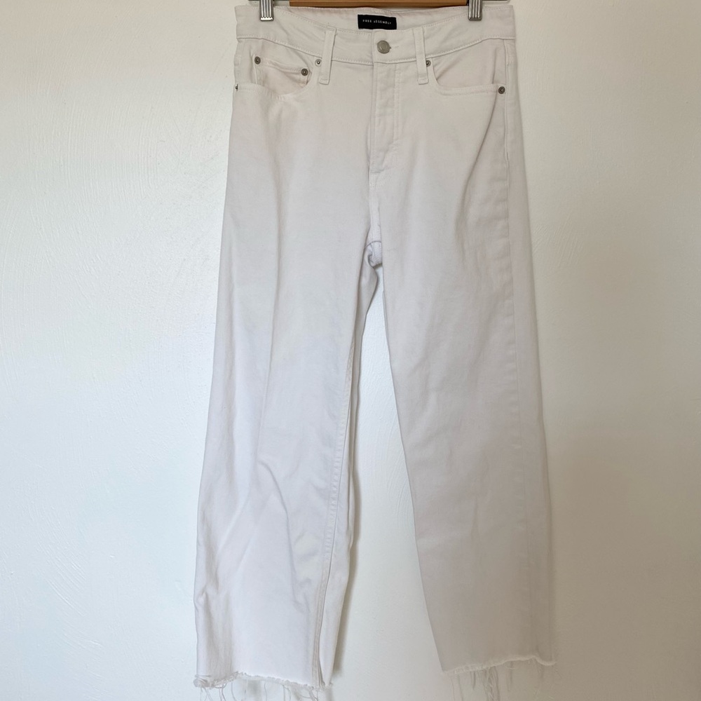 Free Assembly White Denim Jeans